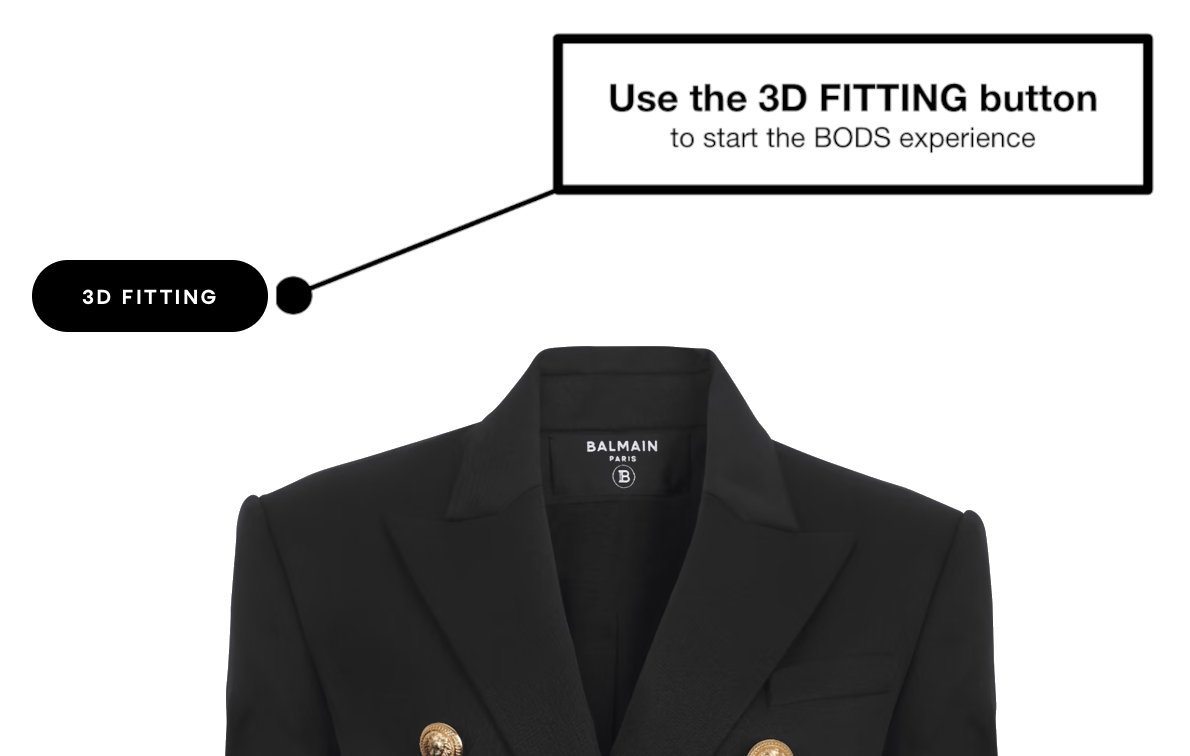 Use the 3D FITTING button